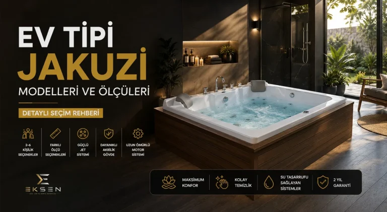 Ev Tipi Jakuzi Modelleri ve Ölçüleri: Detaylı Seçim Rehberi